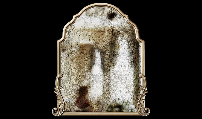 somuchbetterwithage french gold mirror 3D model