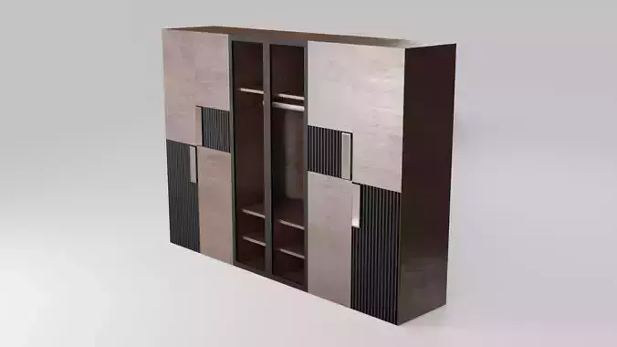 Modern closet wardrobe id5