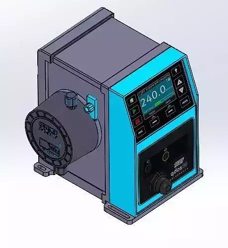 Chemical Dosing Metering pump Watson Marlow Qdos 3D model