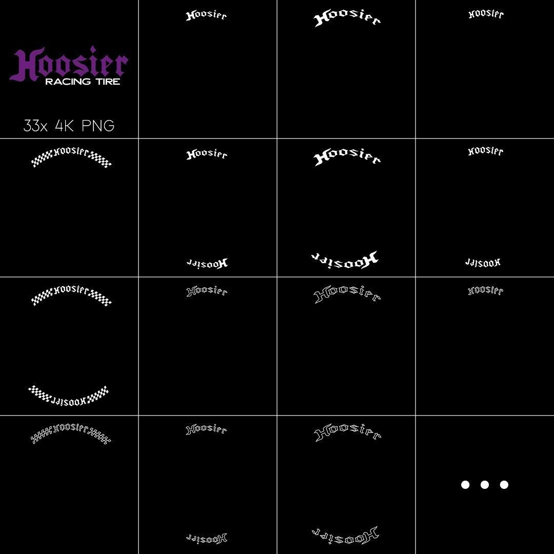 33x Hoosier Racing tire sidewall 4K PNG decals Texture_2