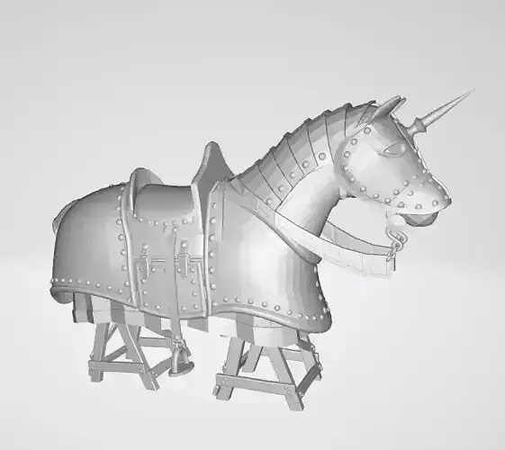 MEDIEVAL HORSE ARMOUR STAND