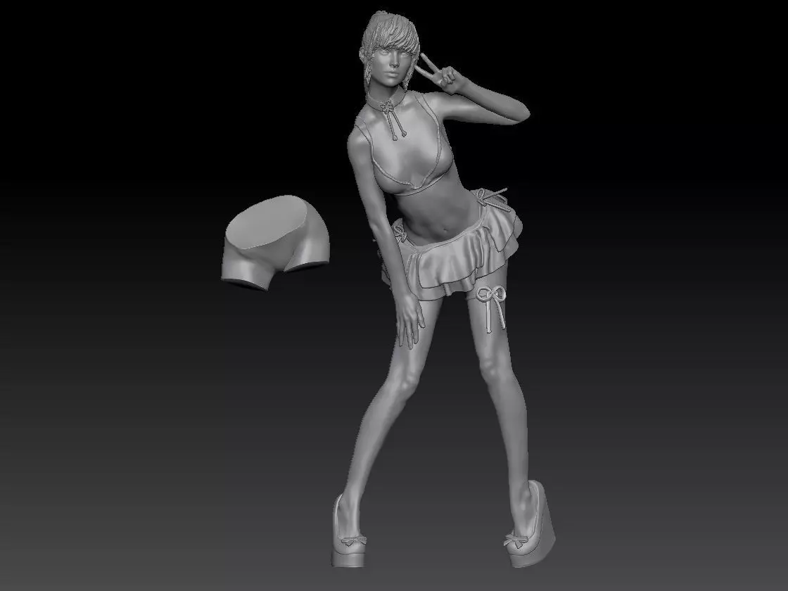 KAWAII GIRL 1 3D print model_0