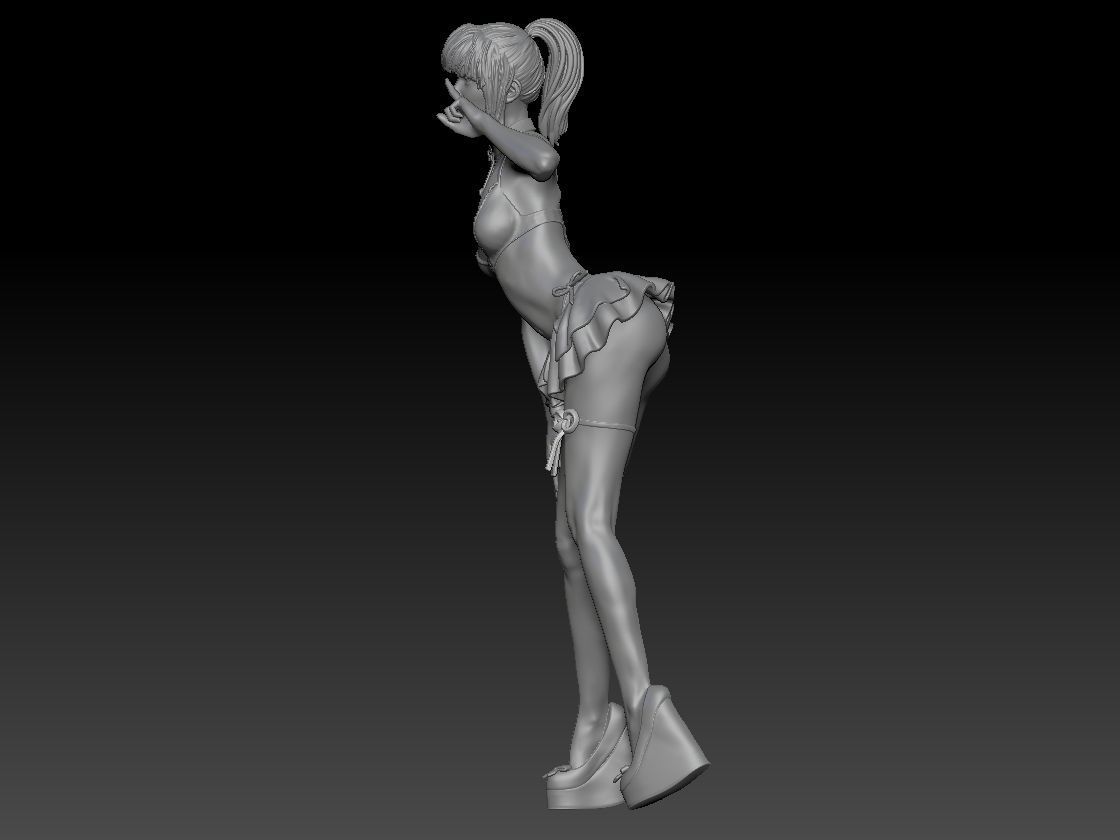 KAWAII GIRL 1 3D print model_1