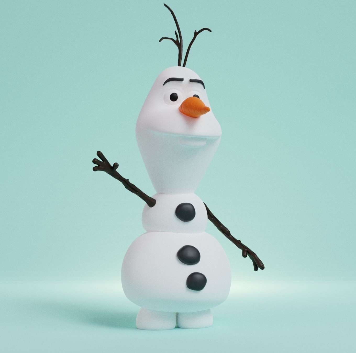 OLAF - DISNEY - FROZEN Free 3D print model_1