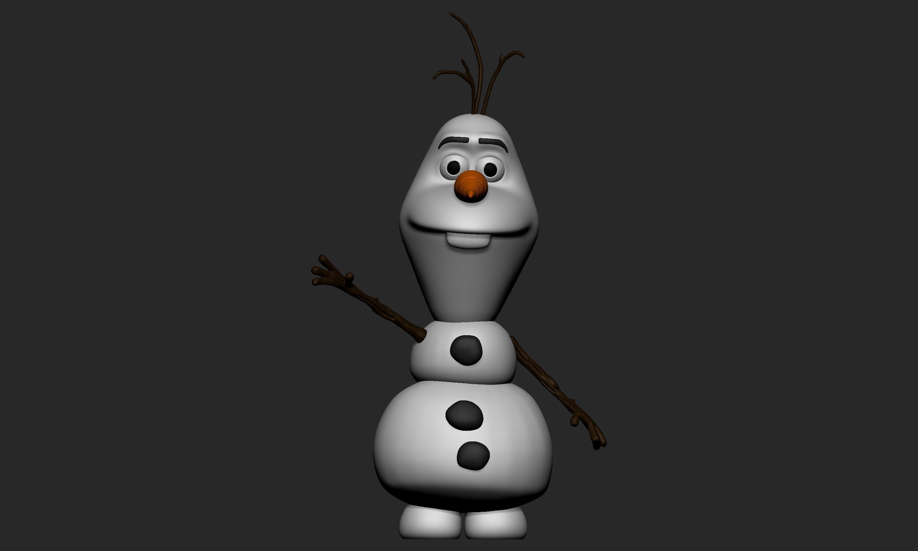 OLAF - DISNEY - FROZEN Free 3D print model_2