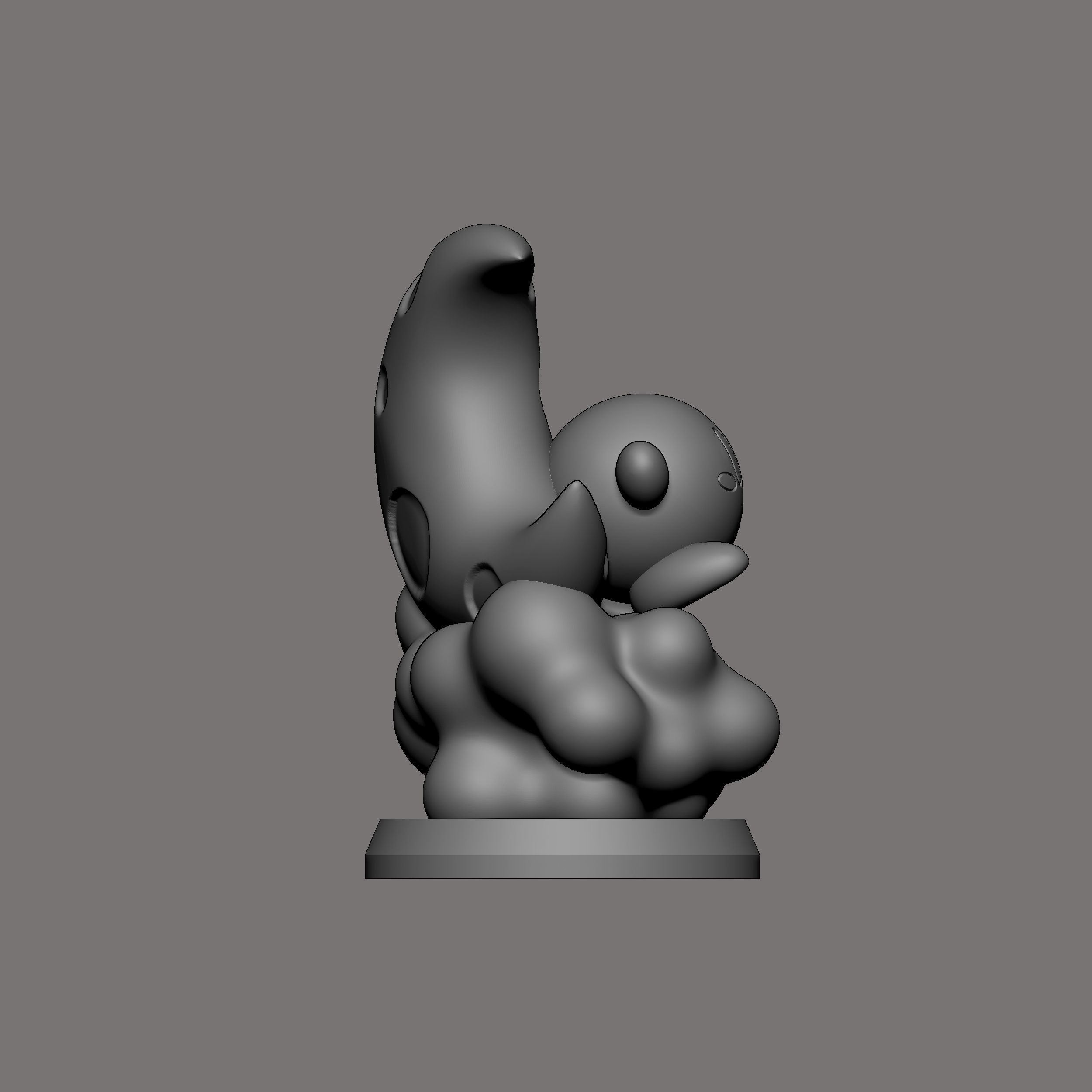 KIRBY MOON FIGURE 3D print model_1