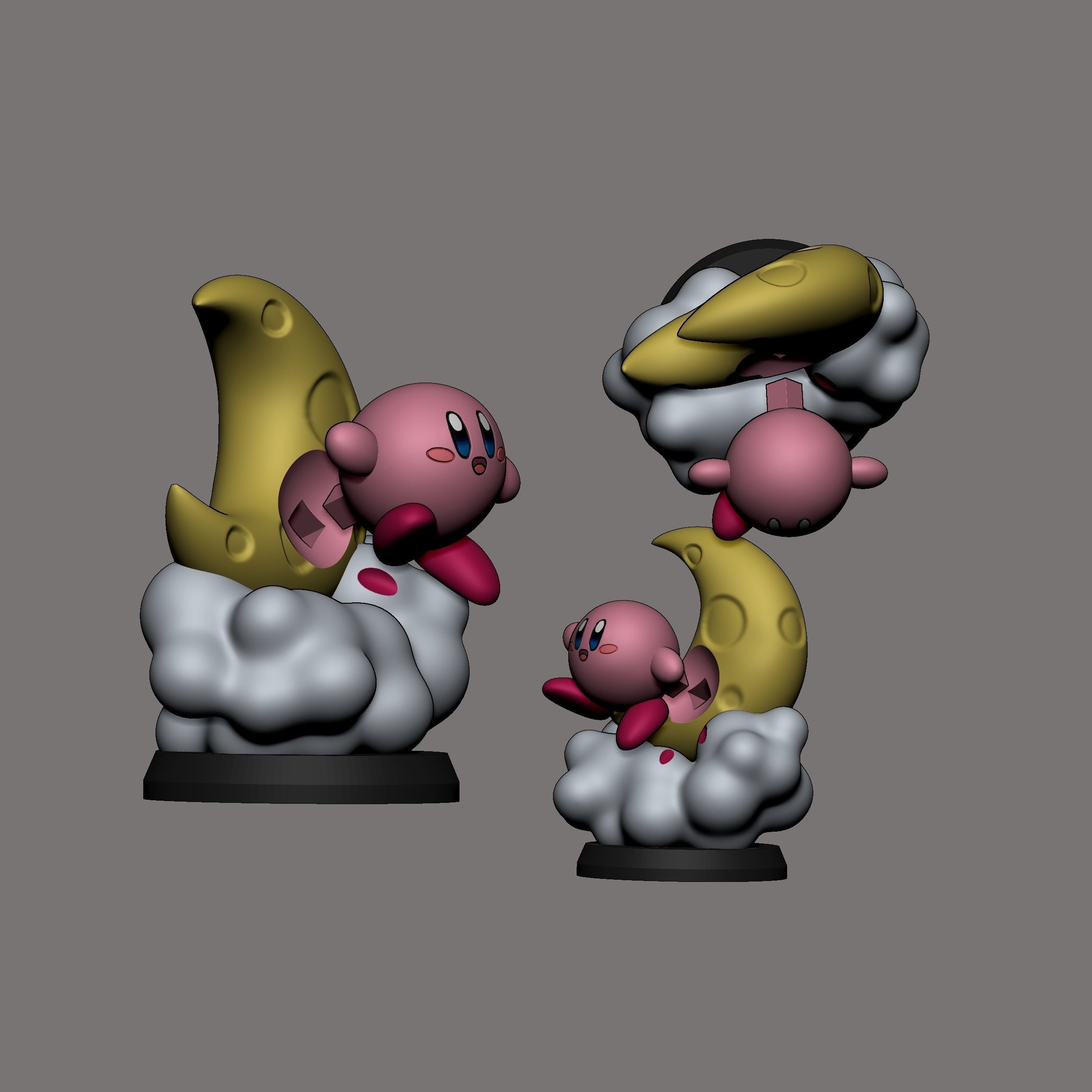 KIRBY MOON FIGURE 3D print model_9