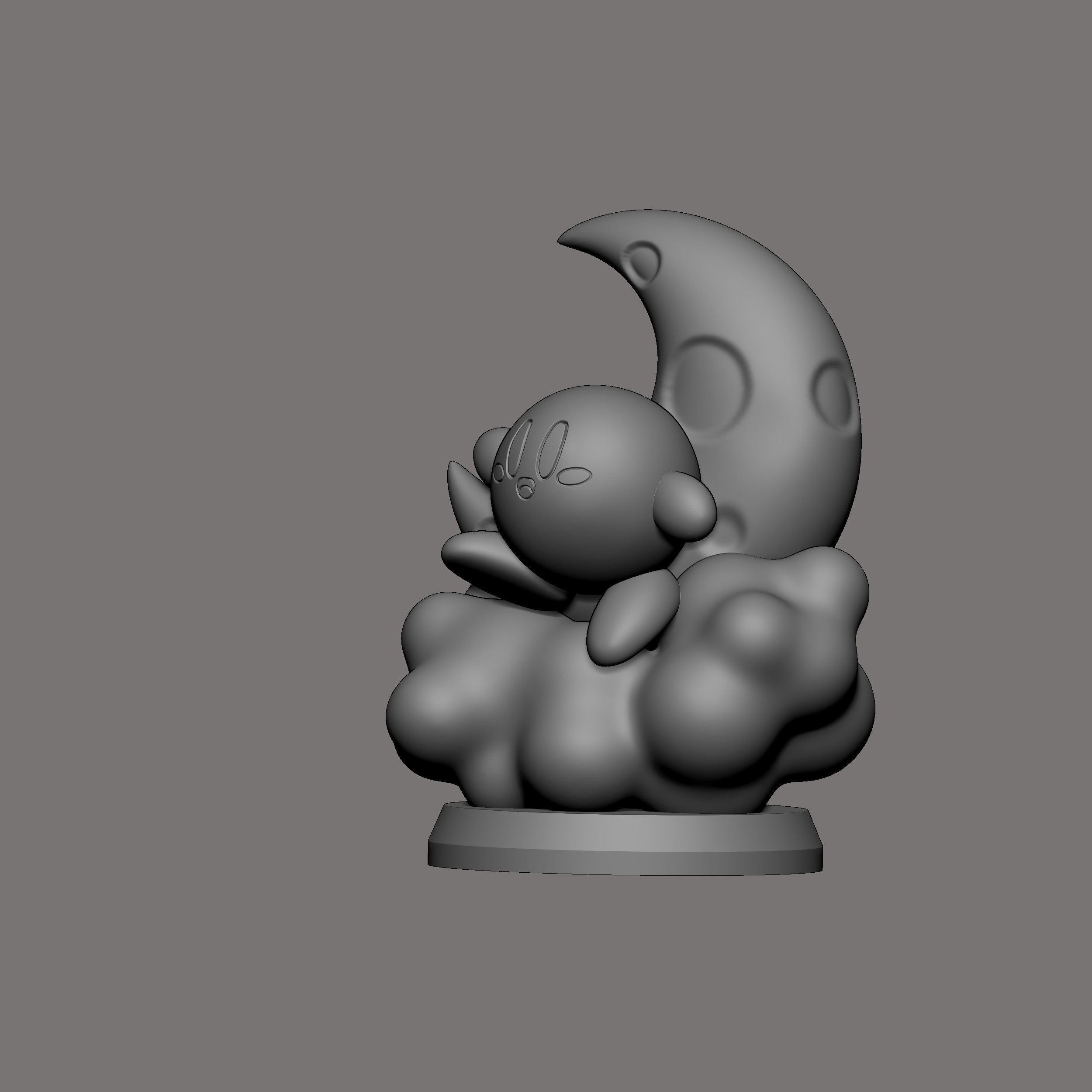 KIRBY MOON FIGURE 3D print model_8