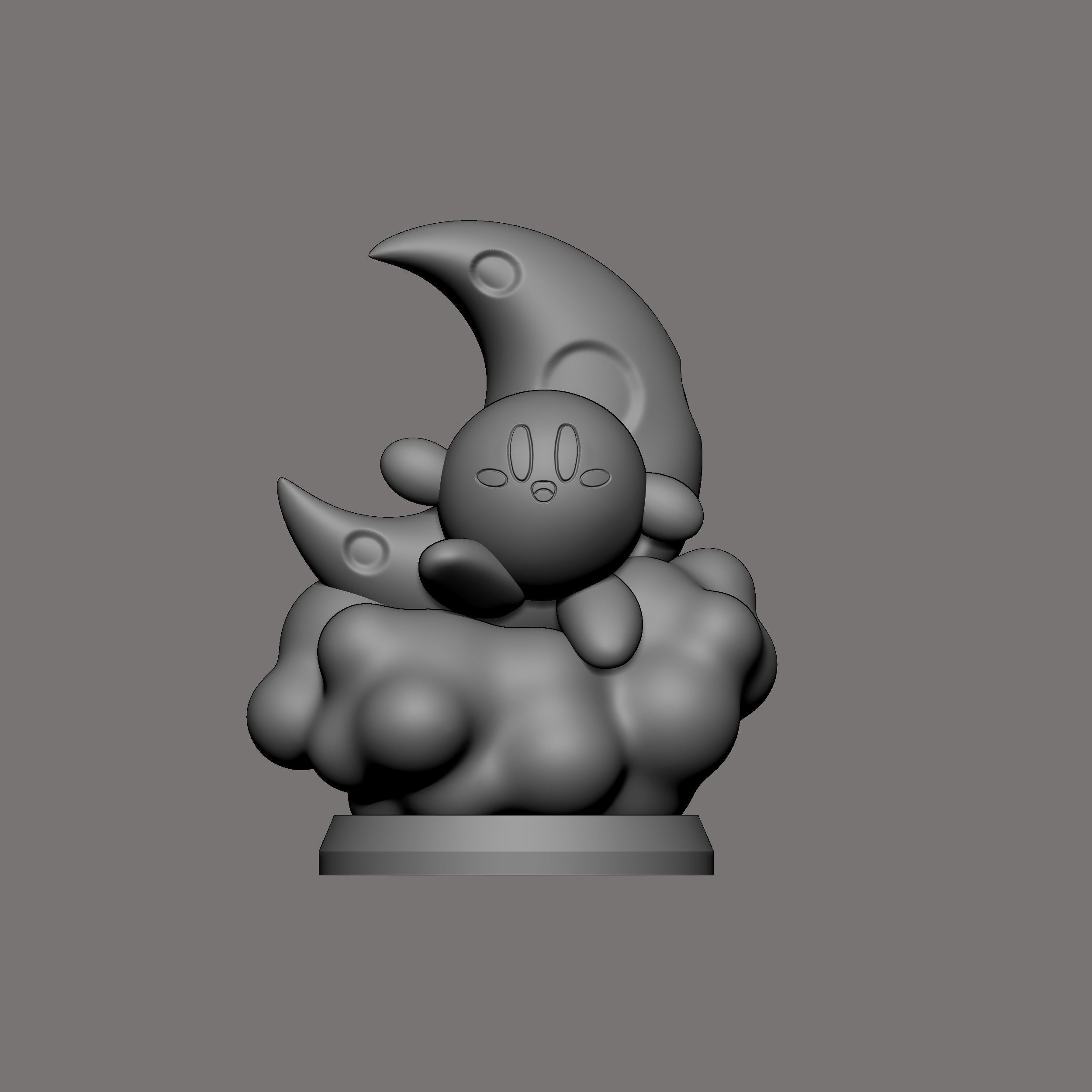 KIRBY MOON FIGURE 3D print model_5