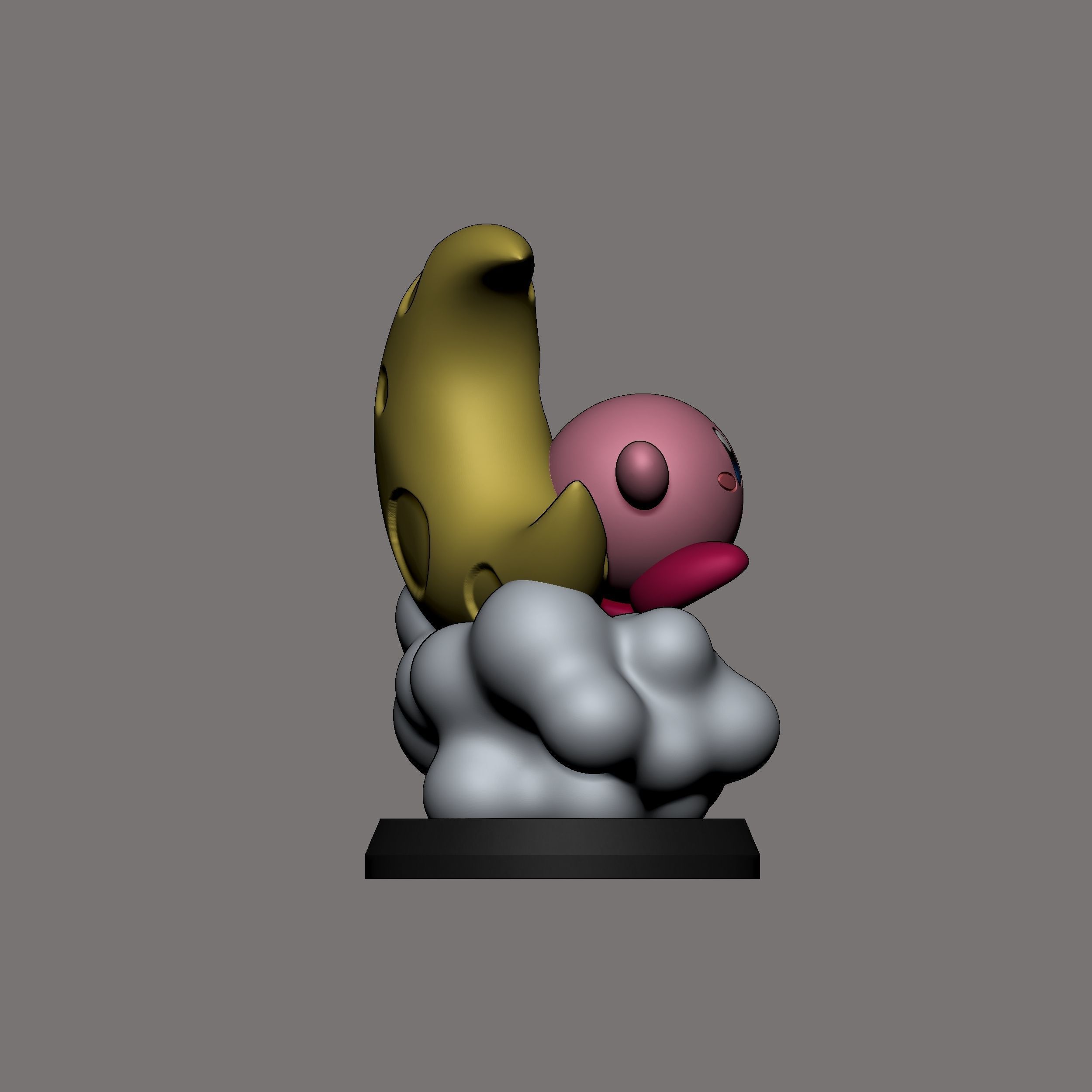 KIRBY MOON FIGURE 3D print model_3