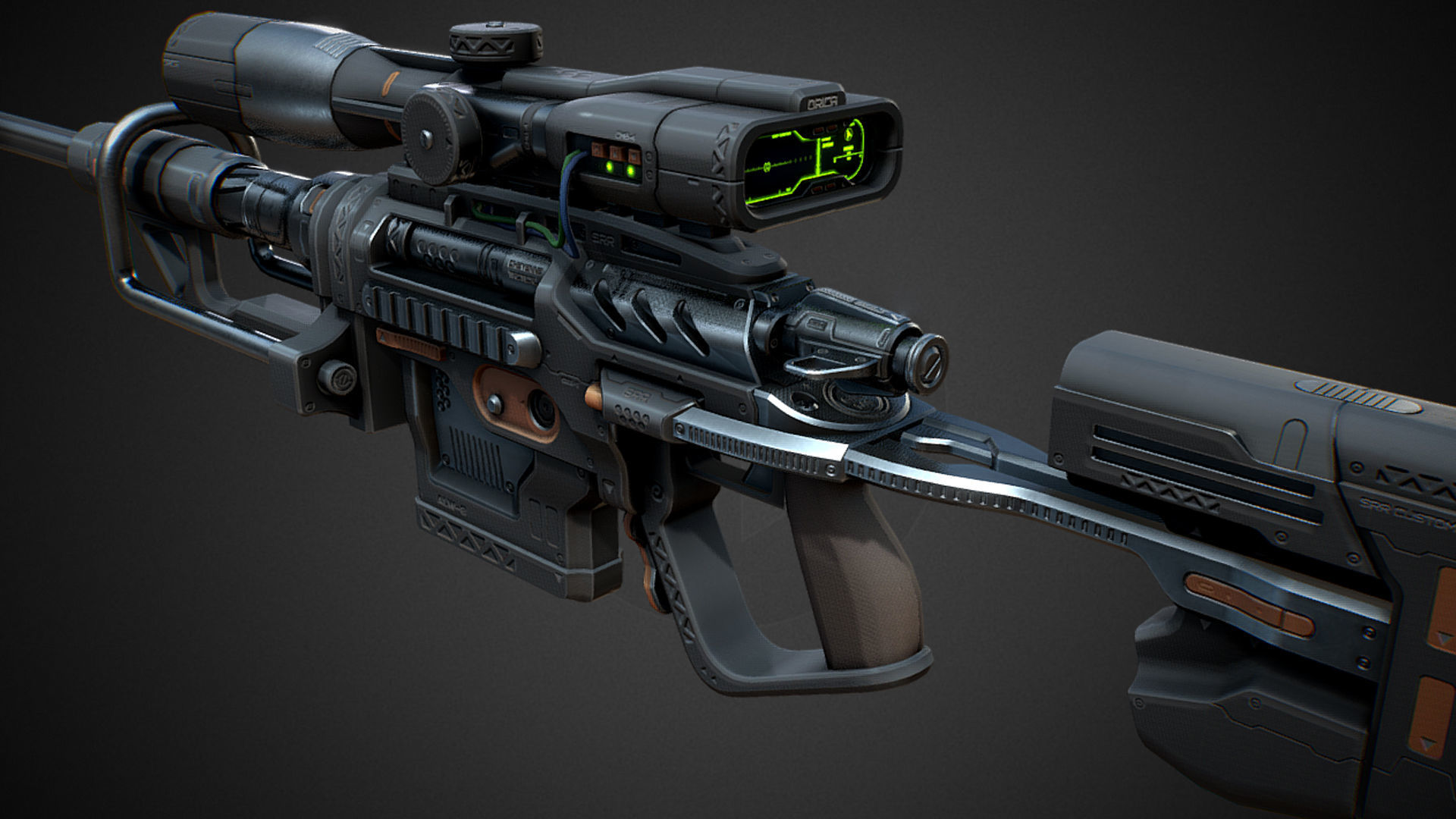 Military Weapons  SRR 3D Models 3D model_5