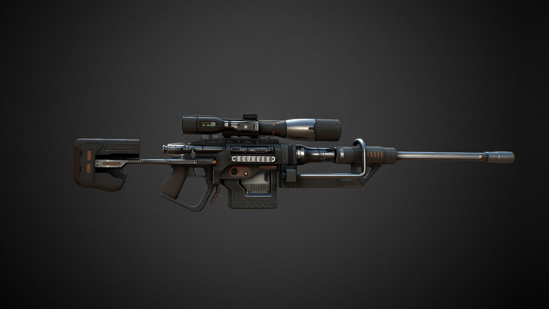 Military Weapons  SRR 3D Models 3D model_1