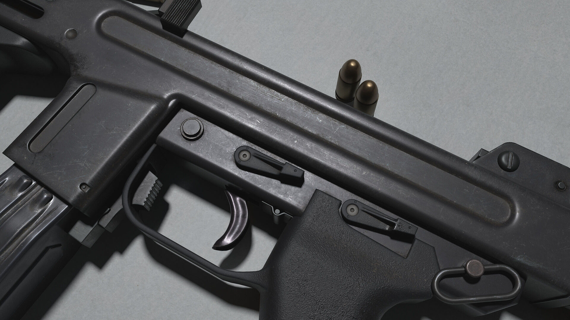 M4 Spectre Low-poly 3D model_6