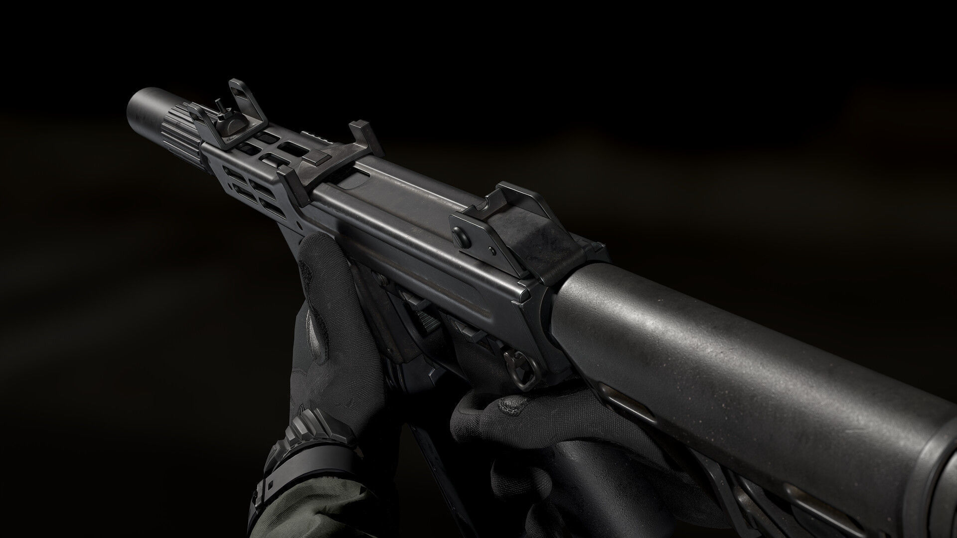 M4 Spectre Low-poly 3D model_11