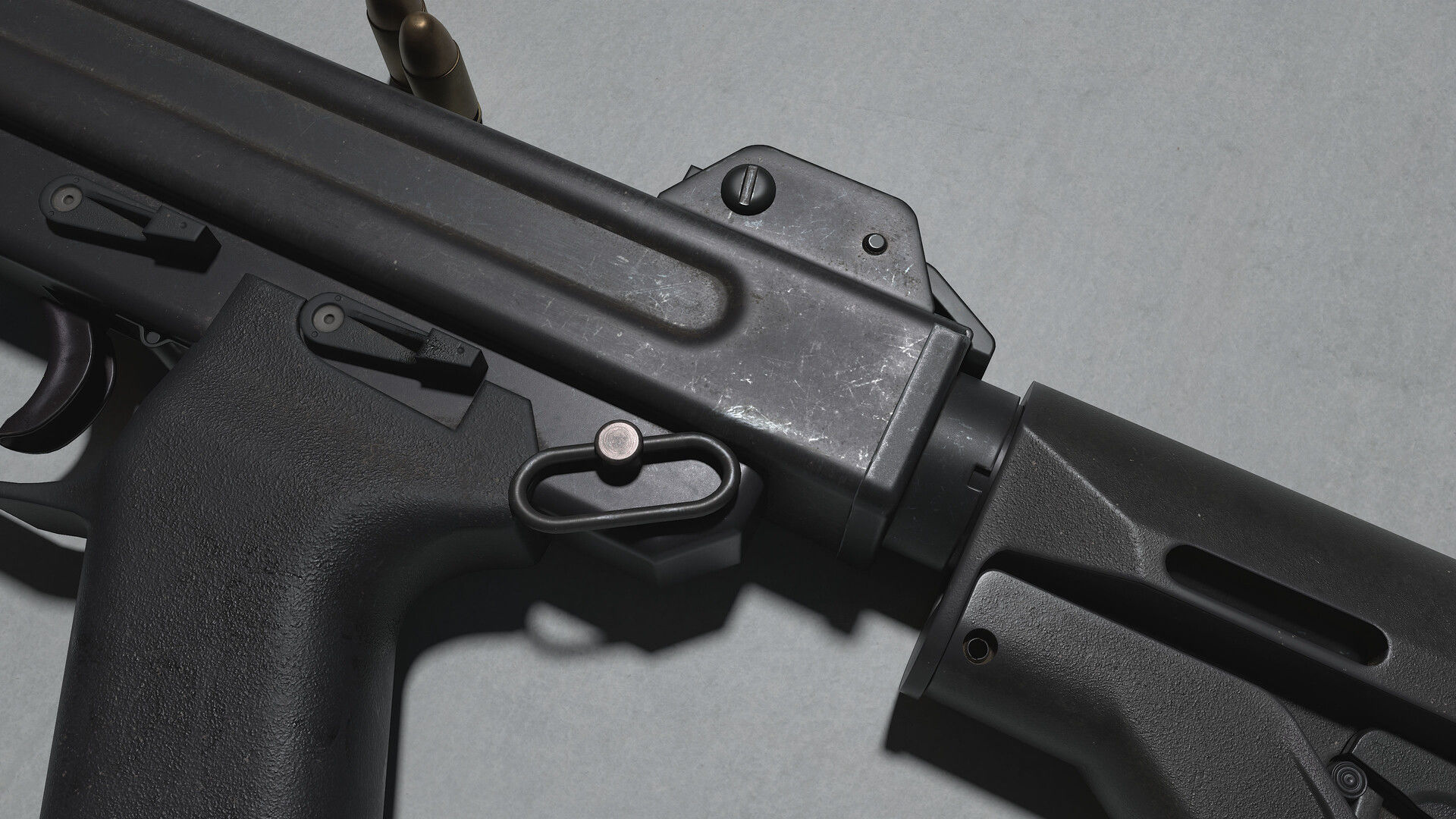 M4 Spectre Low-poly 3D model_4