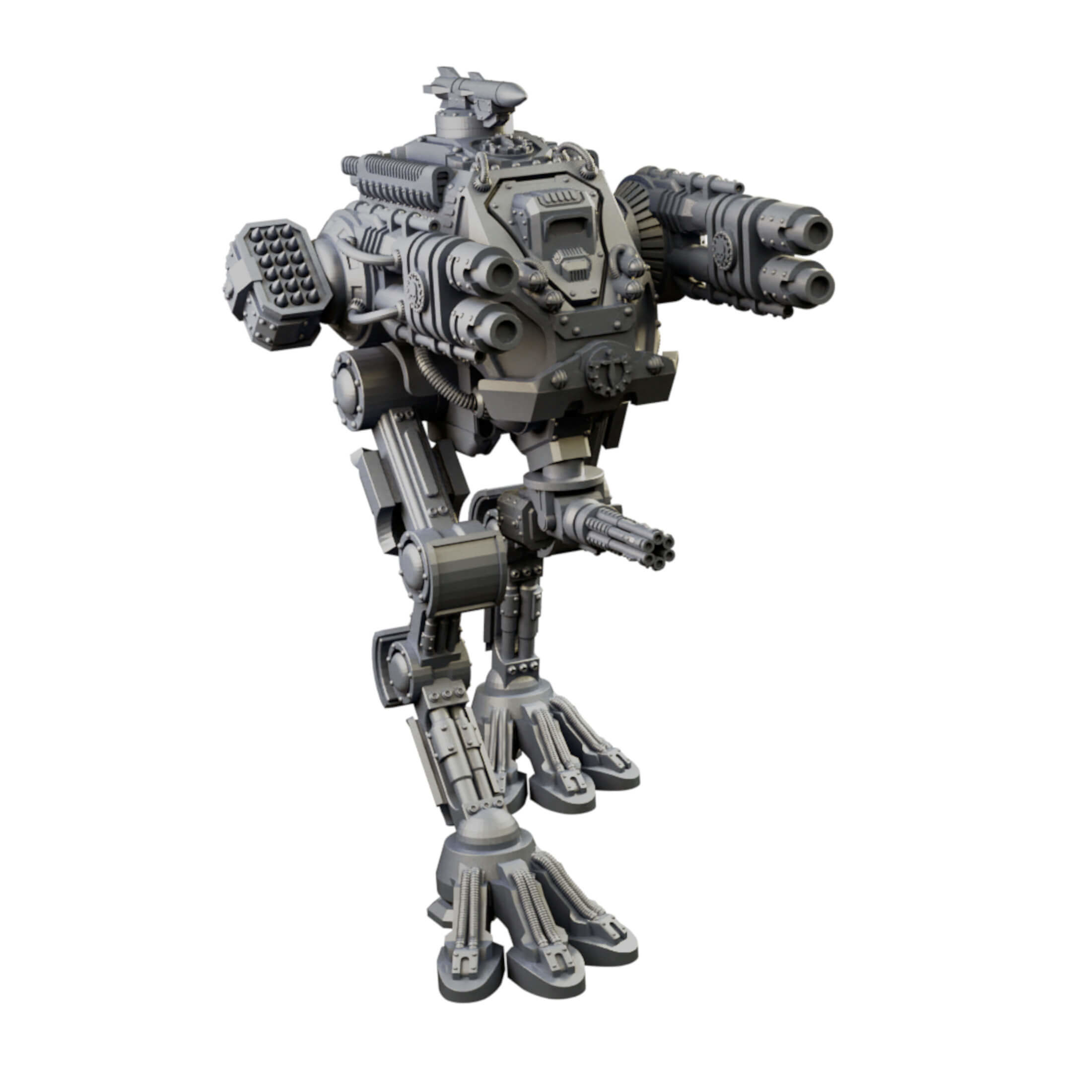 Iron Strider Sentinel Weapons Platform Wargame Proxy 3D print model_50