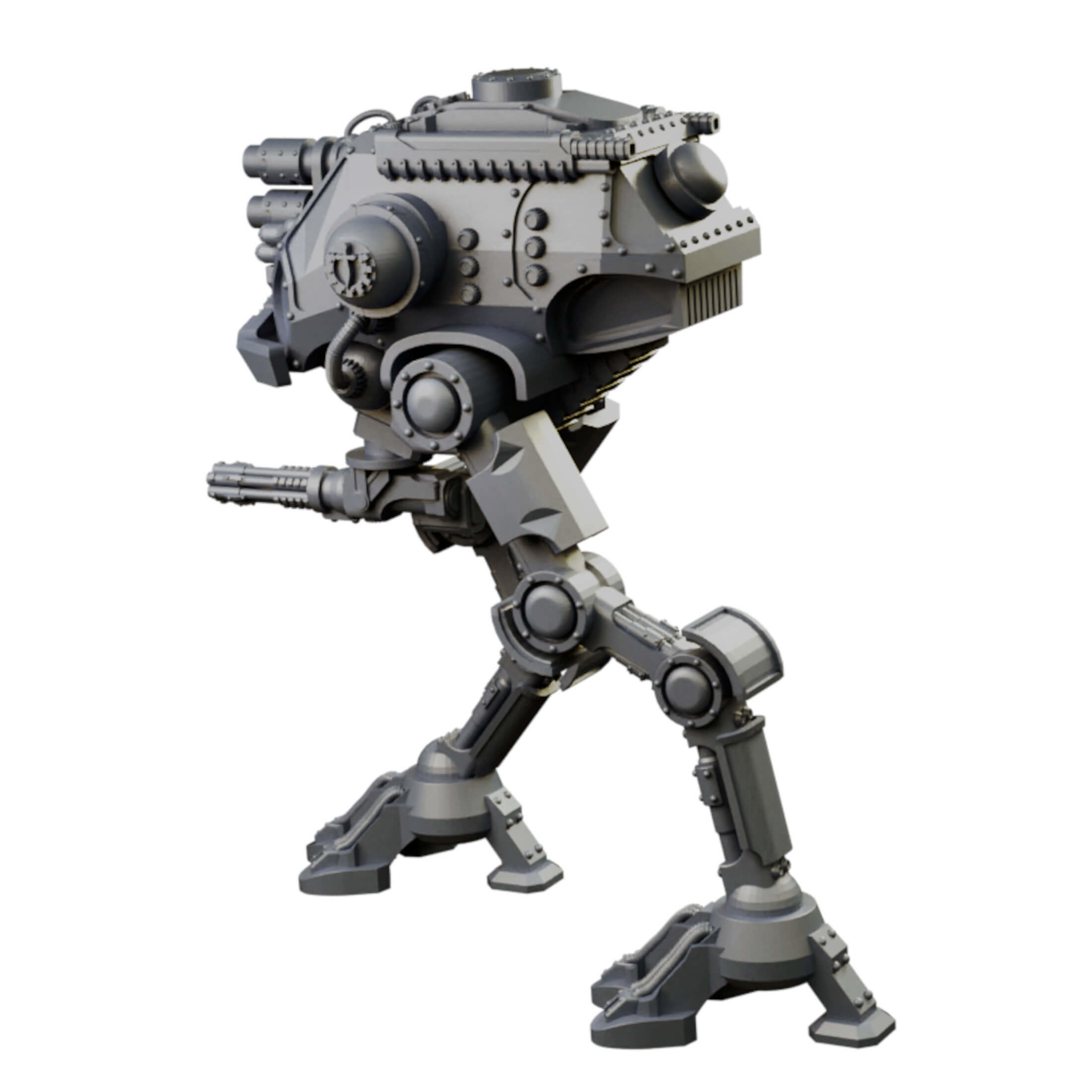 Iron Strider Sentinel Weapons Platform Wargame Proxy 3D print model_17