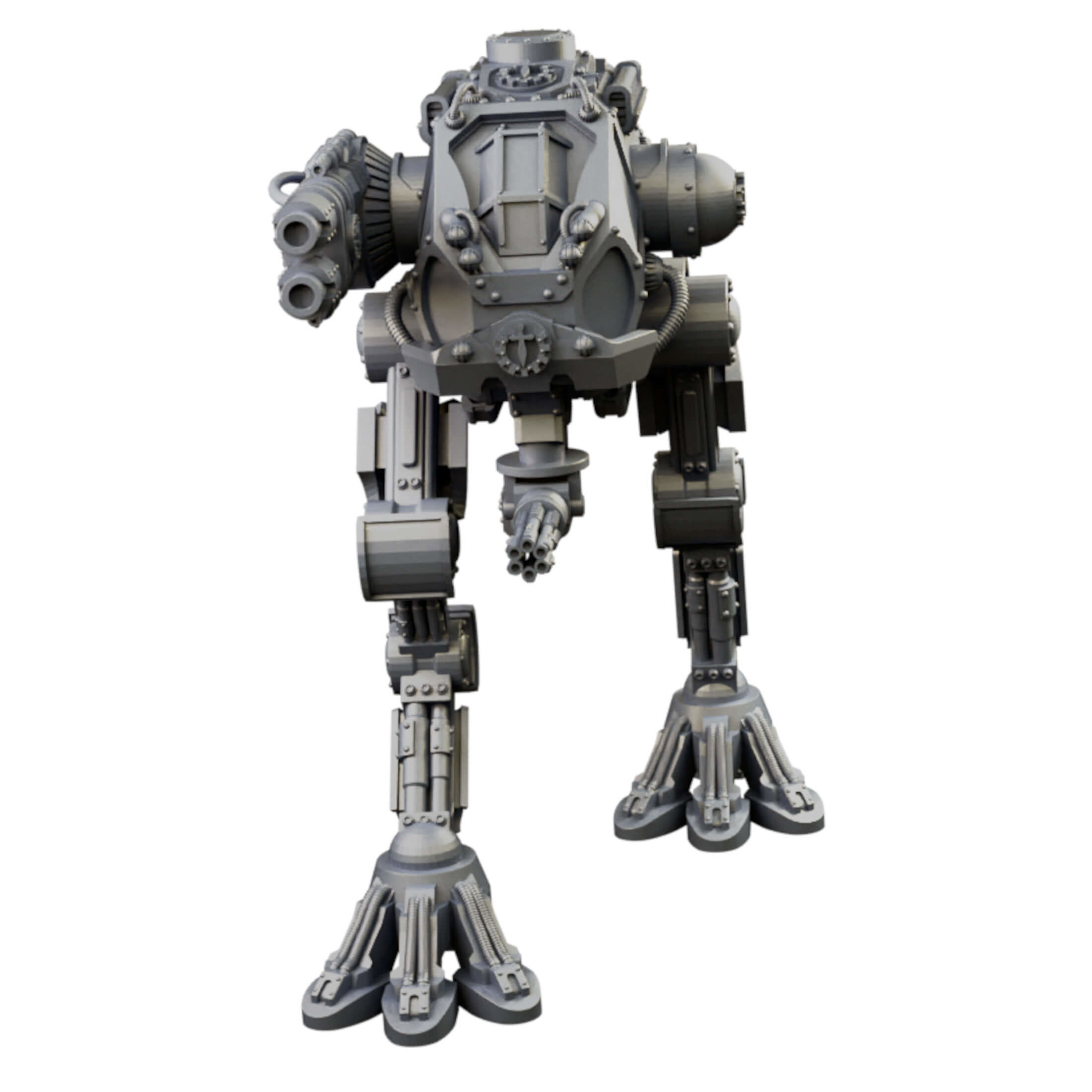 Iron Strider Sentinel Weapons Platform Wargame Proxy 3D print model_25