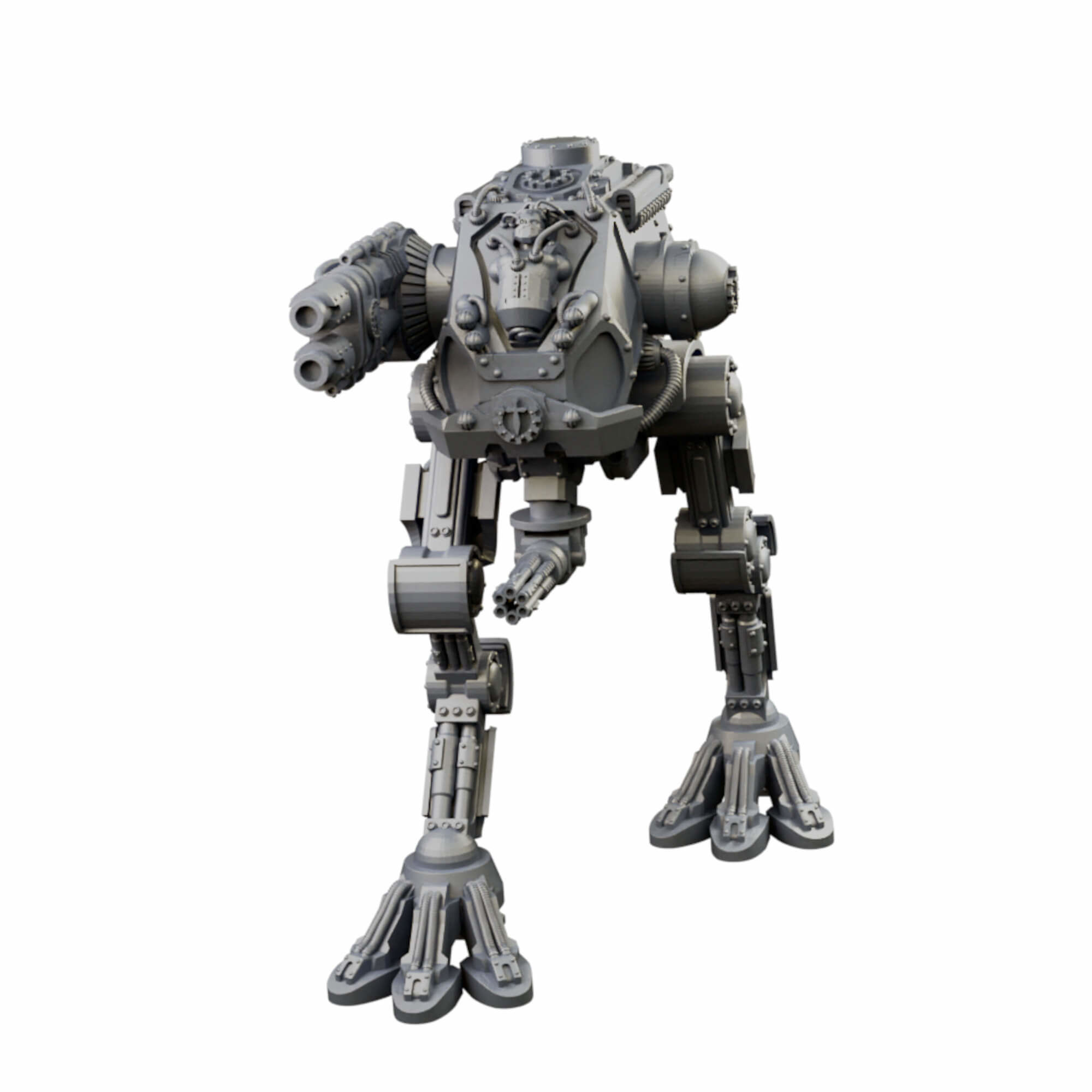 Iron Strider Sentinel Weapons Platform Wargame Proxy 3D print model_36