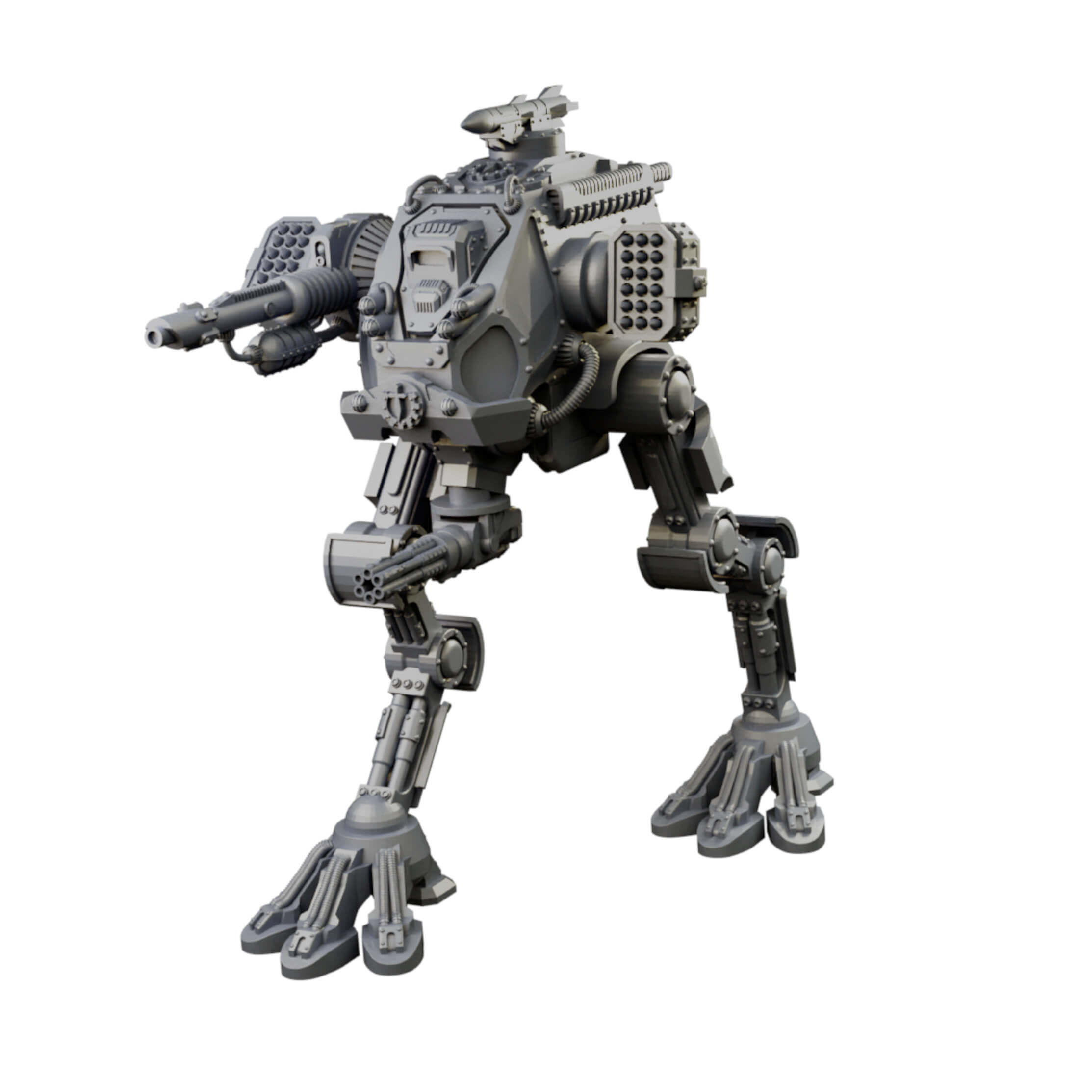 Iron Strider Sentinel Weapons Platform Wargame Proxy 3D print model_44