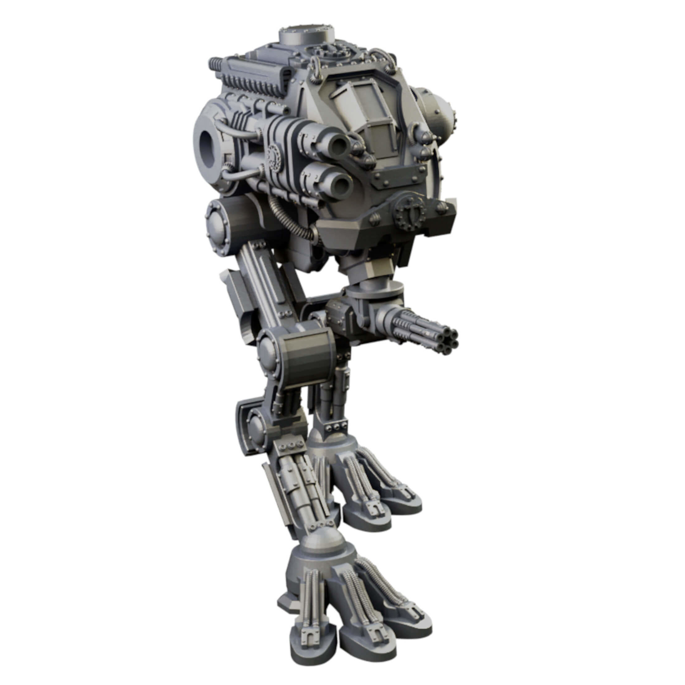 Iron Strider Sentinel Weapons Platform Wargame Proxy 3D print model_21