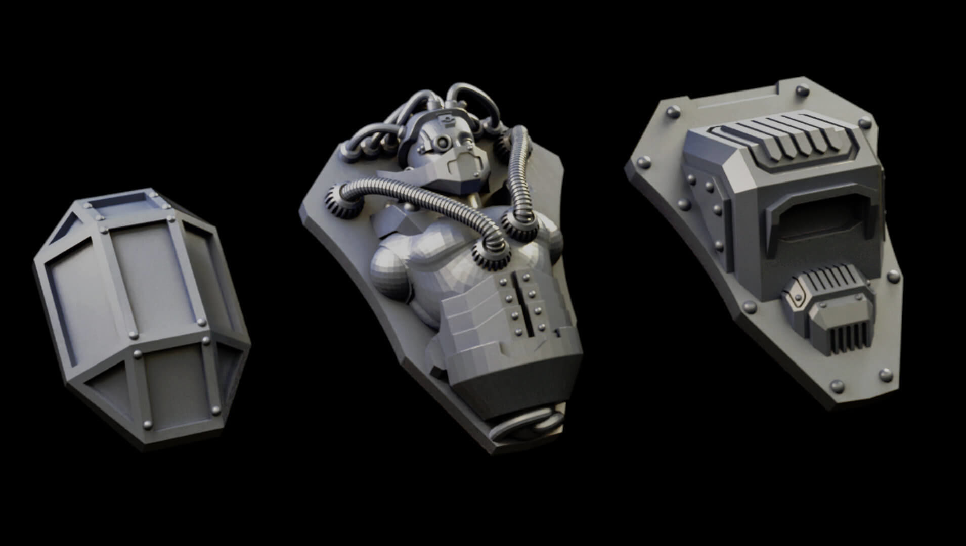 Iron Strider Sentinel Weapons Platform Wargame Proxy 3D print model_41