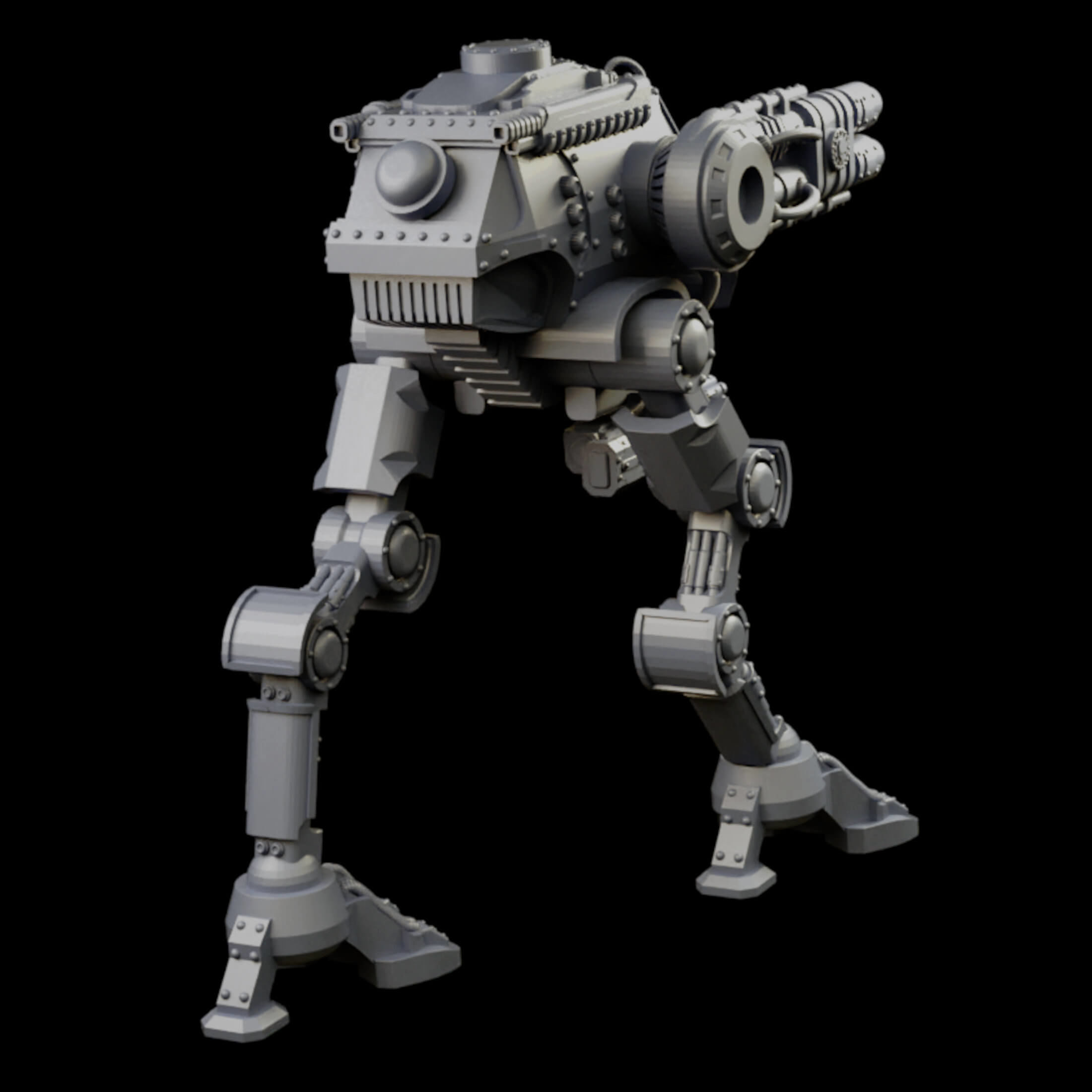 Iron Strider Sentinel Weapons Platform Wargame Proxy 3D print model_15
