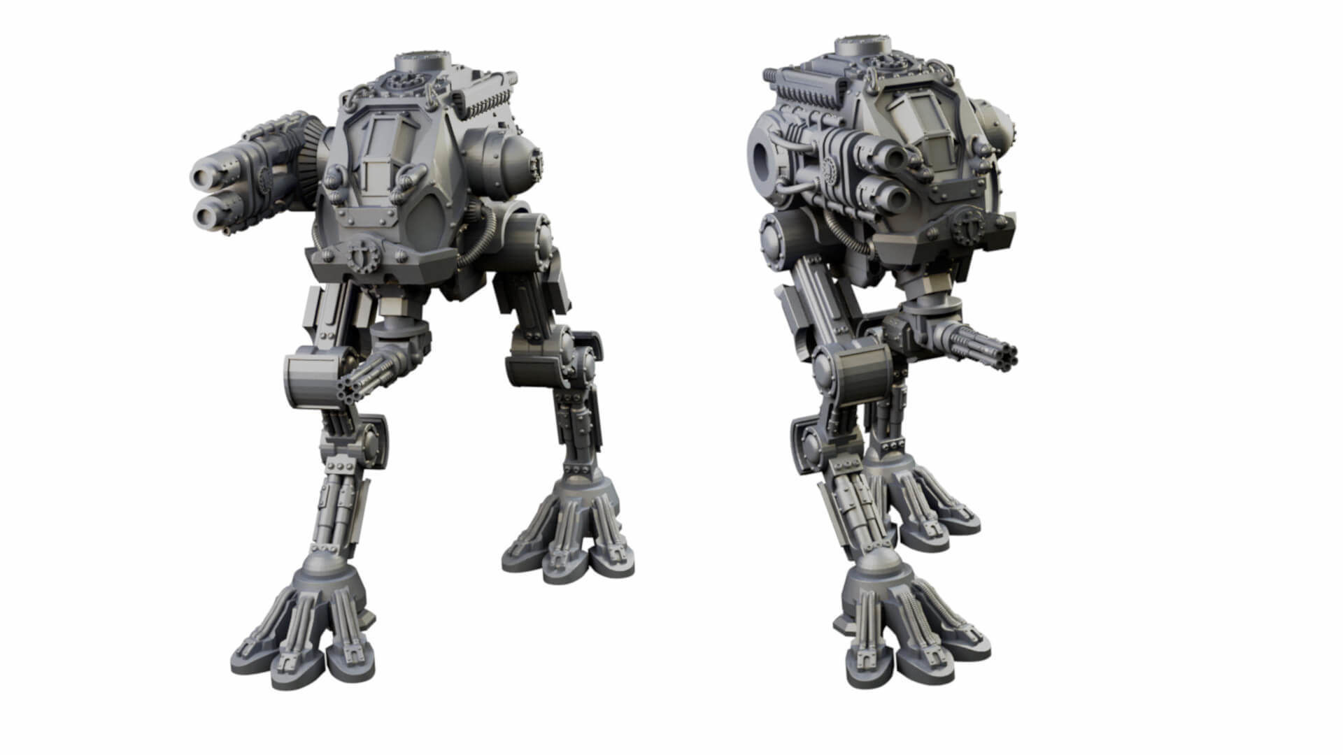 Iron Strider Sentinel Weapons Platform Wargame Proxy 3D print model_28