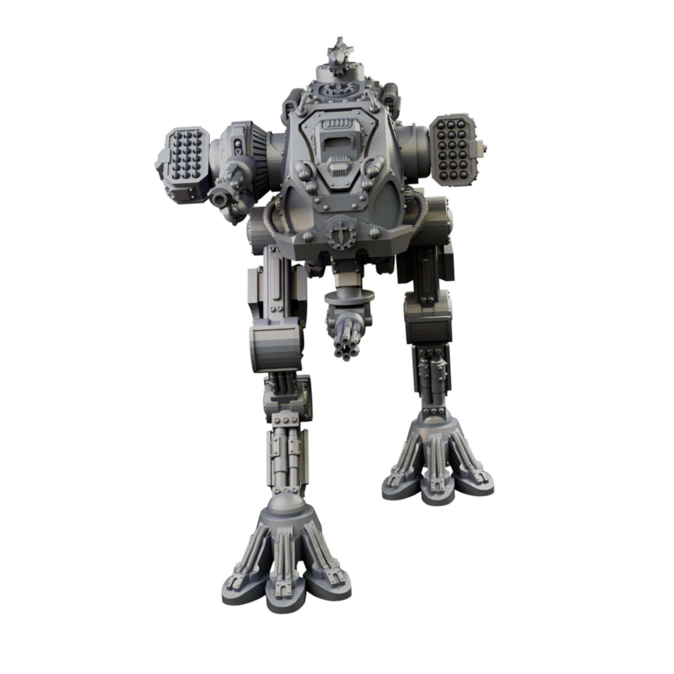 Iron Strider Sentinel Weapons Platform Wargame Proxy 3D print model_51