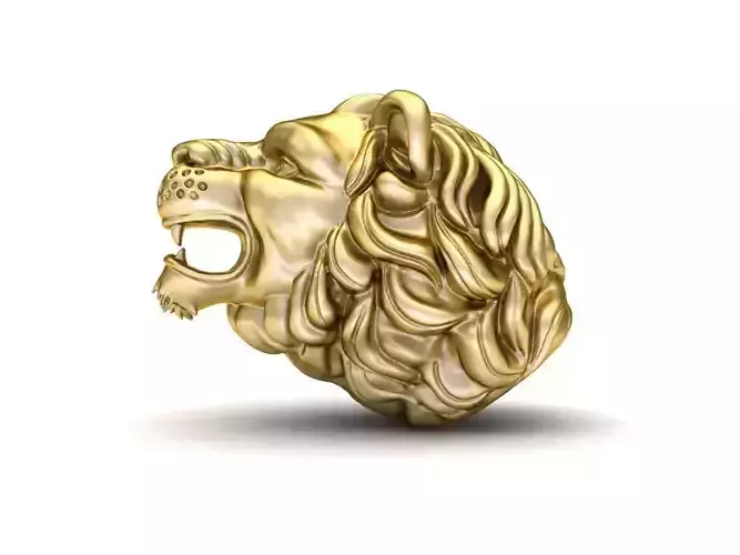 The Lion Face - For Bracelet 3D print model