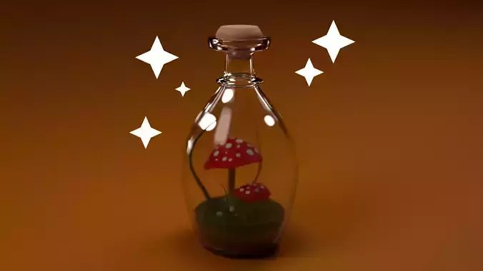 Landscape in a bottle