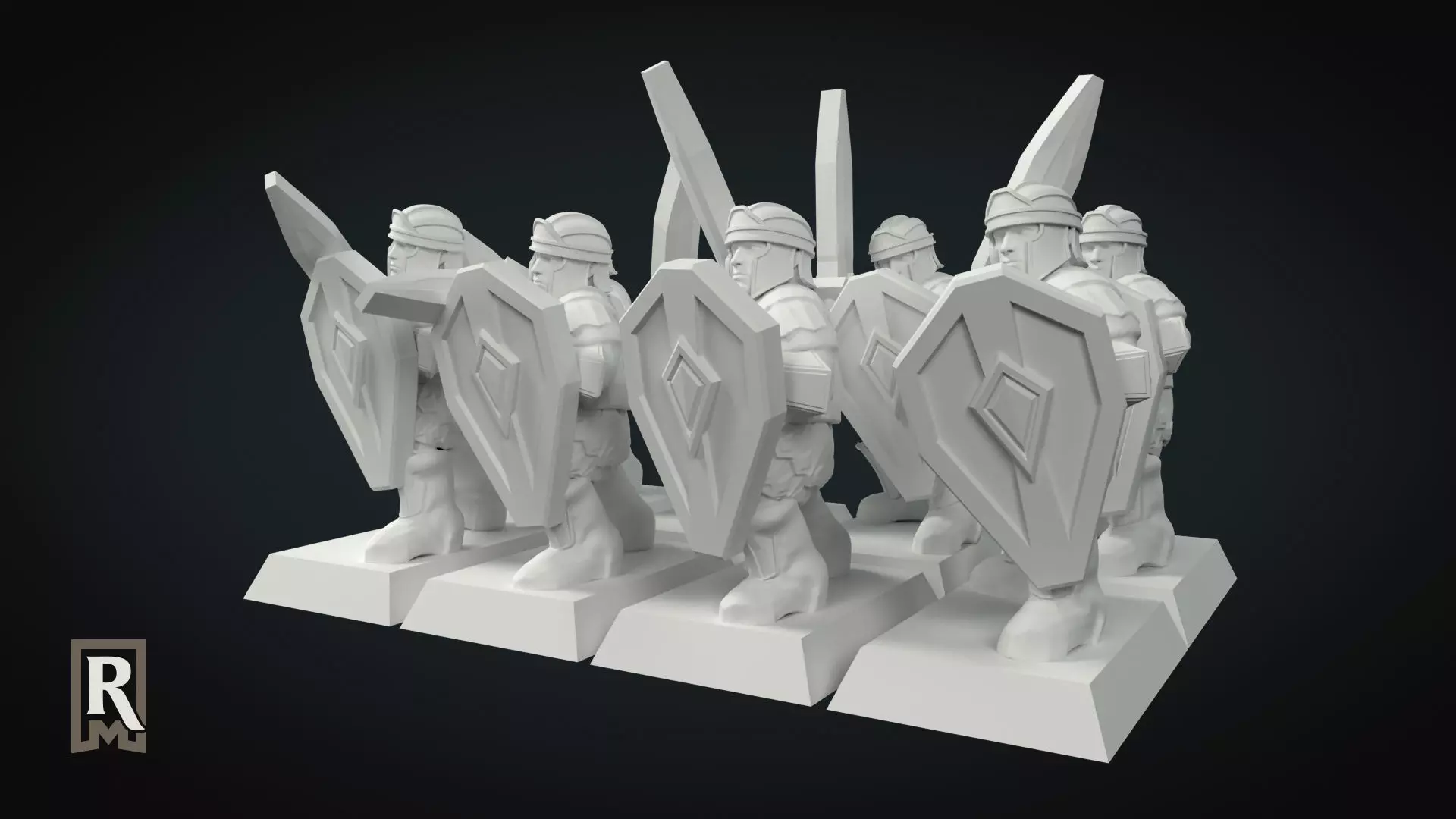 6mm Imperial Light Infantry Unit Pack 3D print model_0