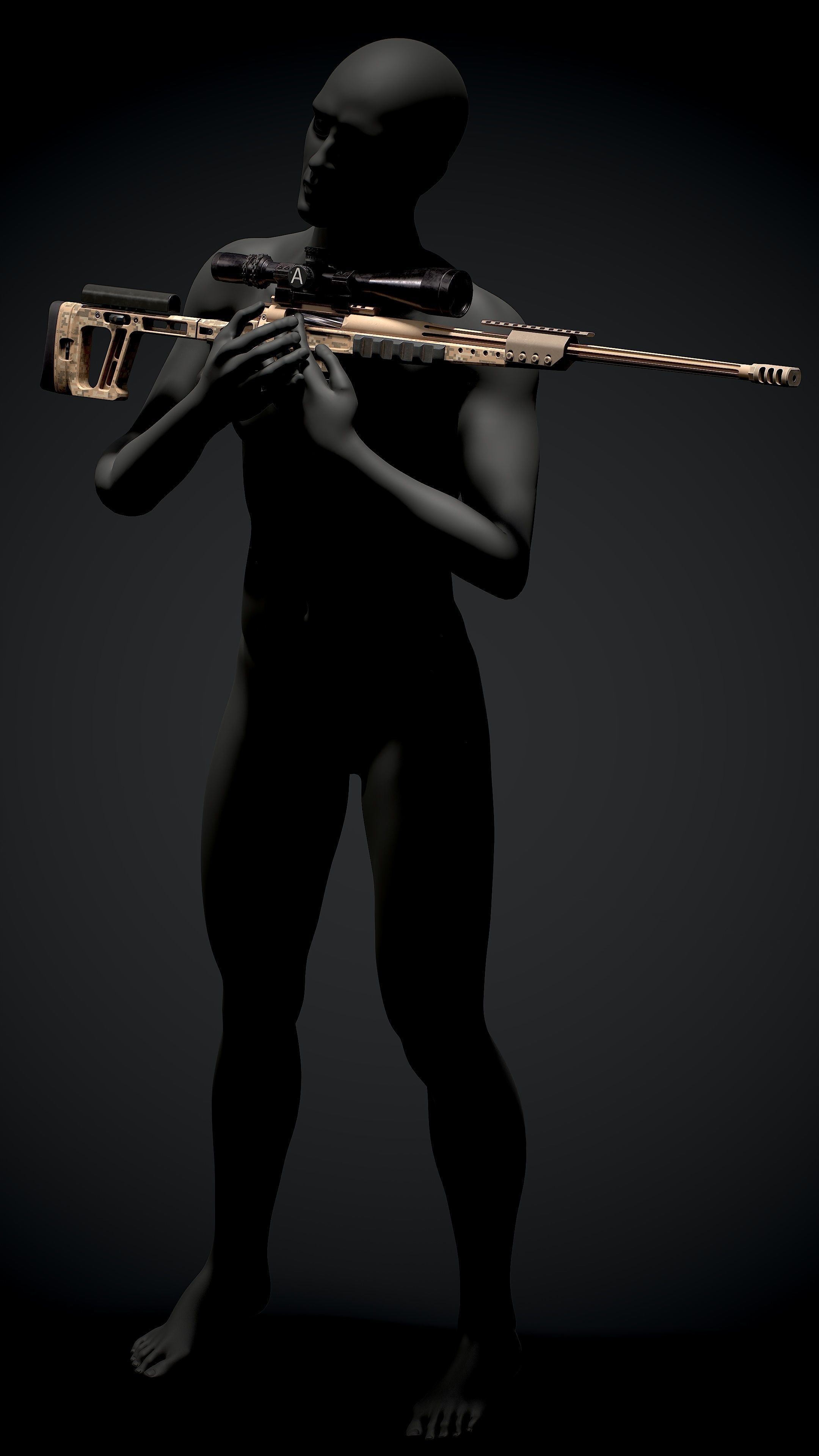 Orsis T-5000 Low-poly 3D model_12