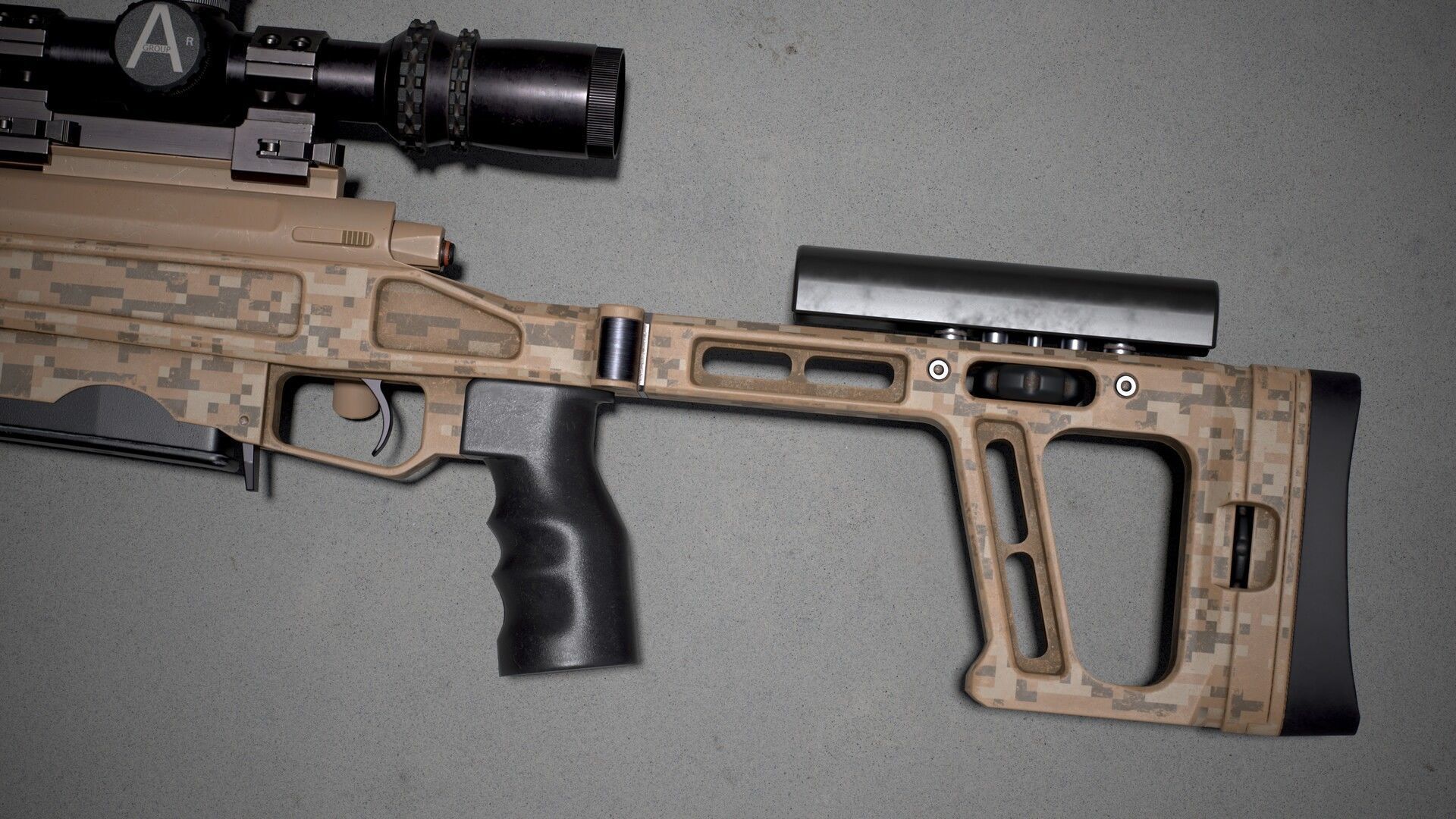 Orsis T-5000 Low-poly 3D model_5