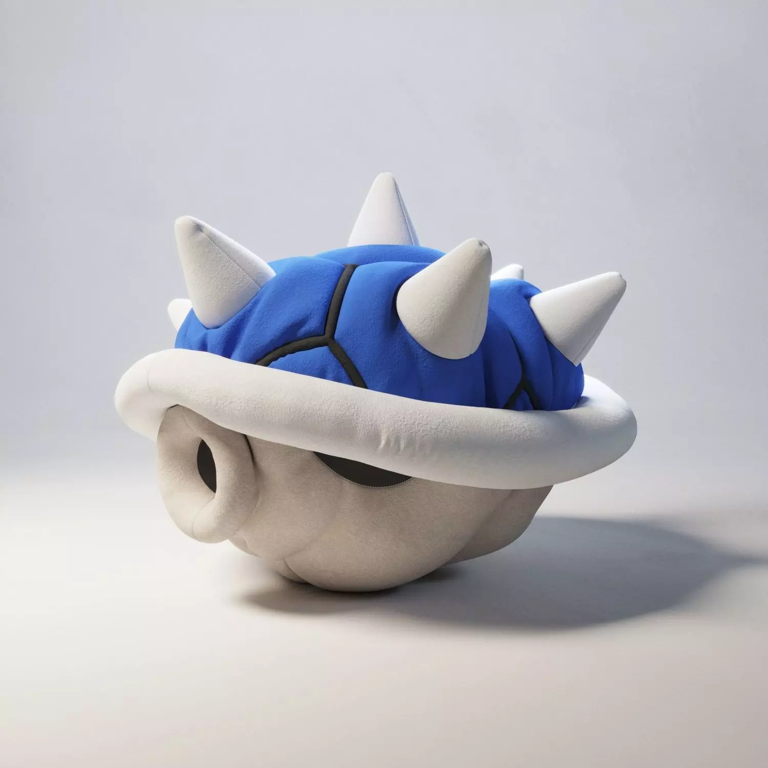 Mario Kart Blue Shell plush 3D model_0