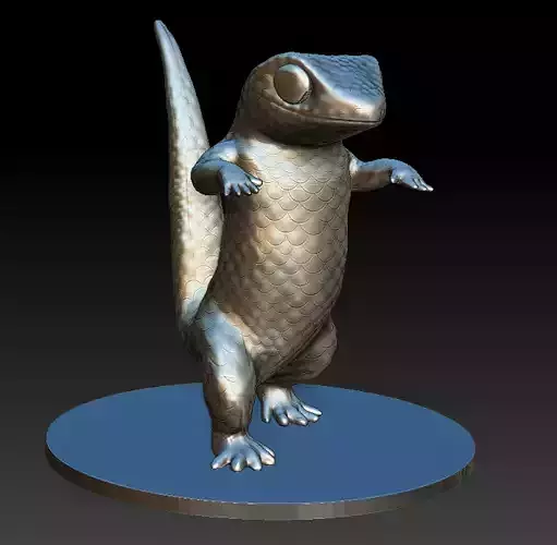 LIZARD GECKO 3d model Hi Poly model 3D print model