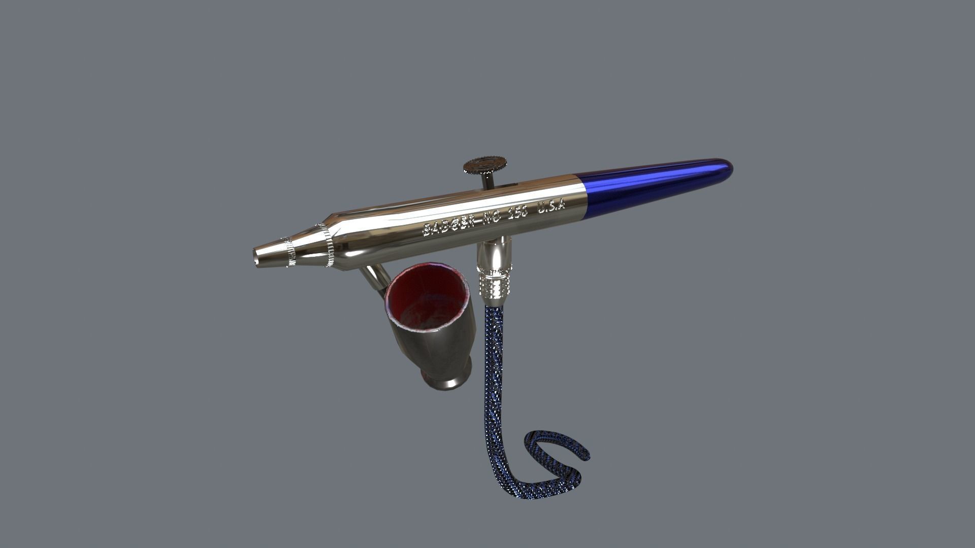 Airbrush Badger No 150 3D model_2