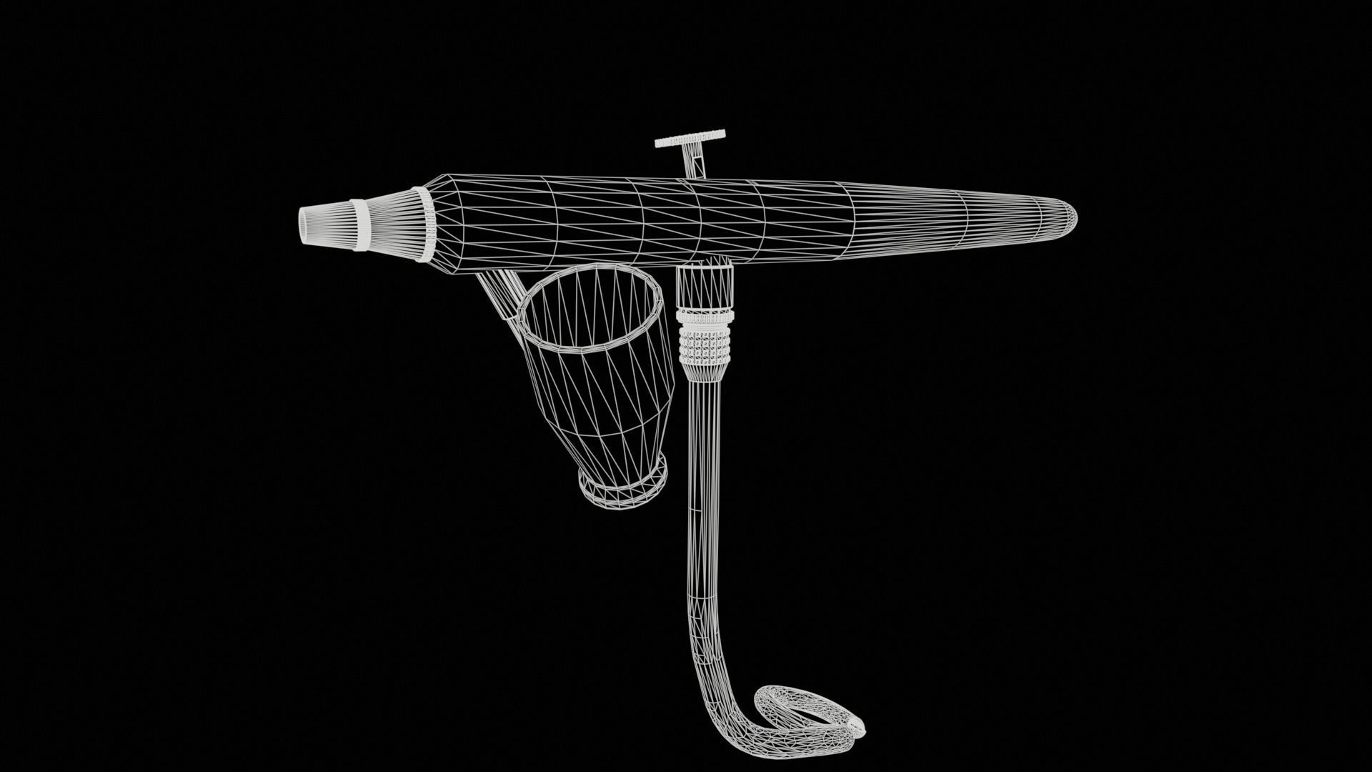 Airbrush Badger No 150 3D model_7