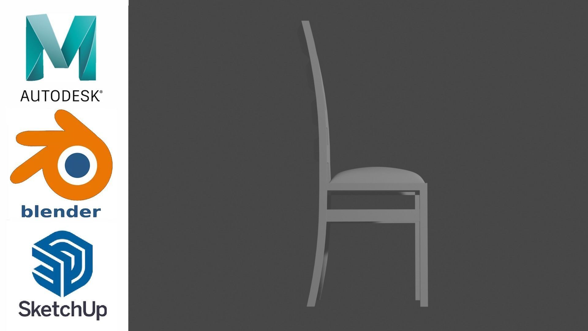 Chair - Silla  3D model_2