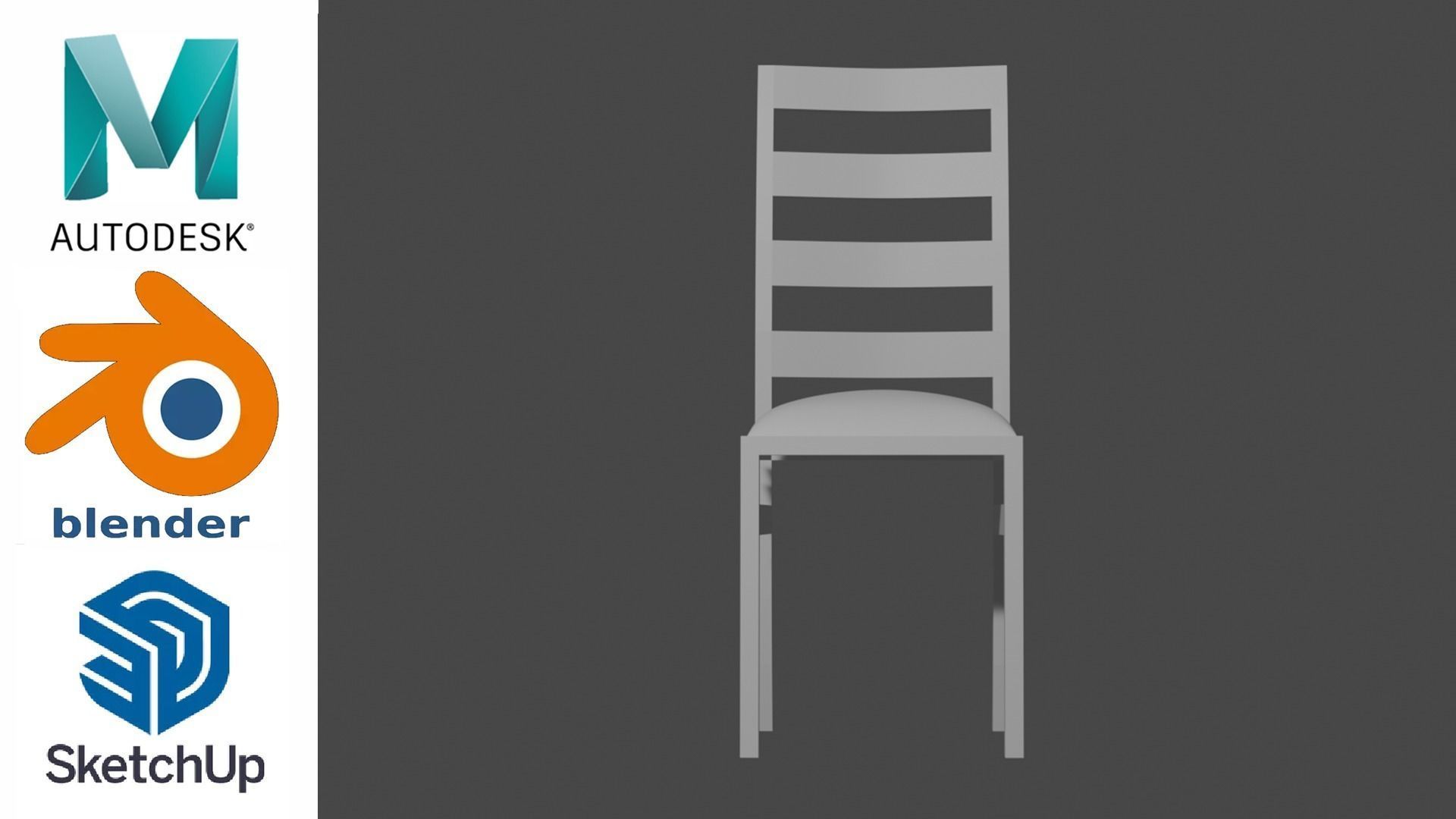 Chair - Silla  3D model_1