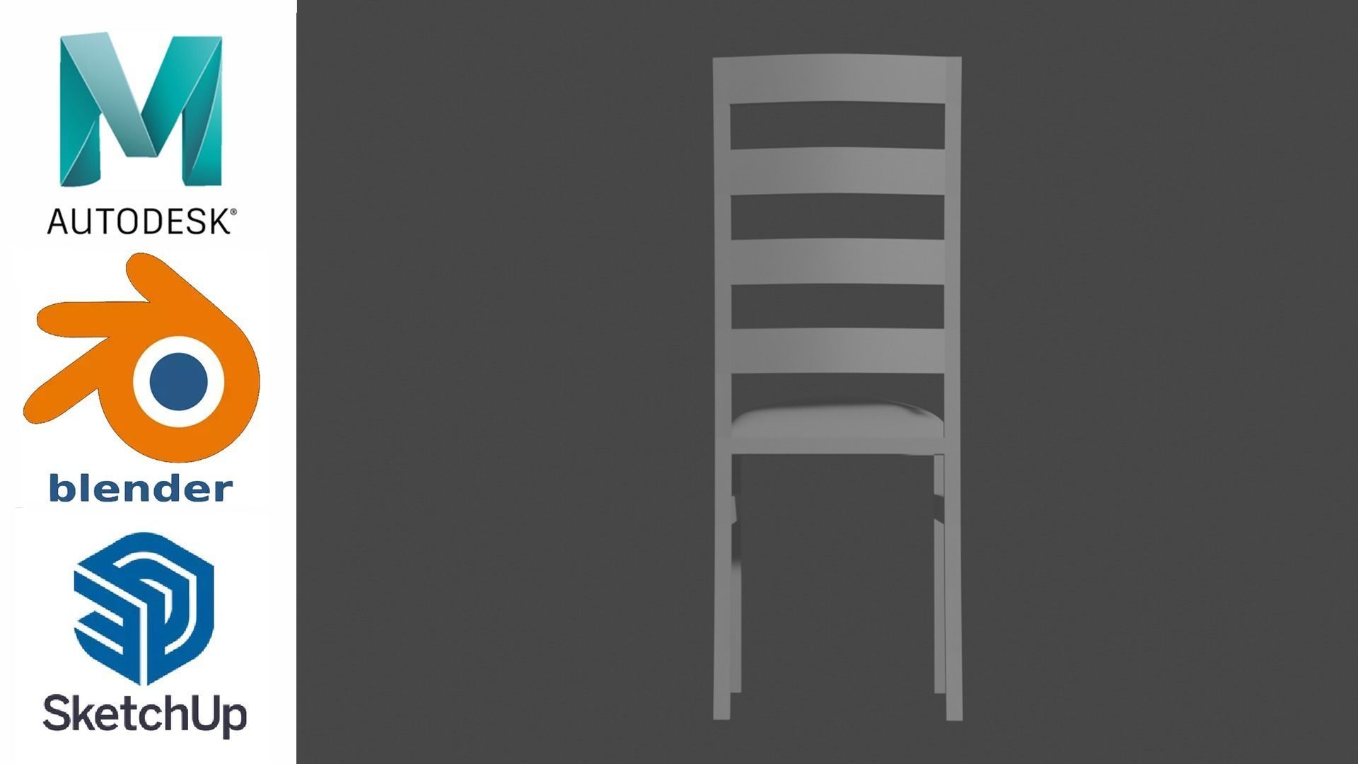 Chair - Silla  3D model_3