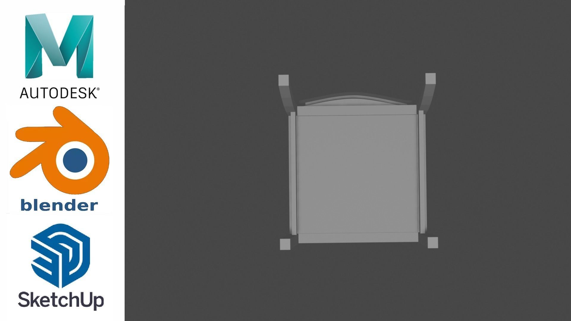 Chair - Silla  3D model_4