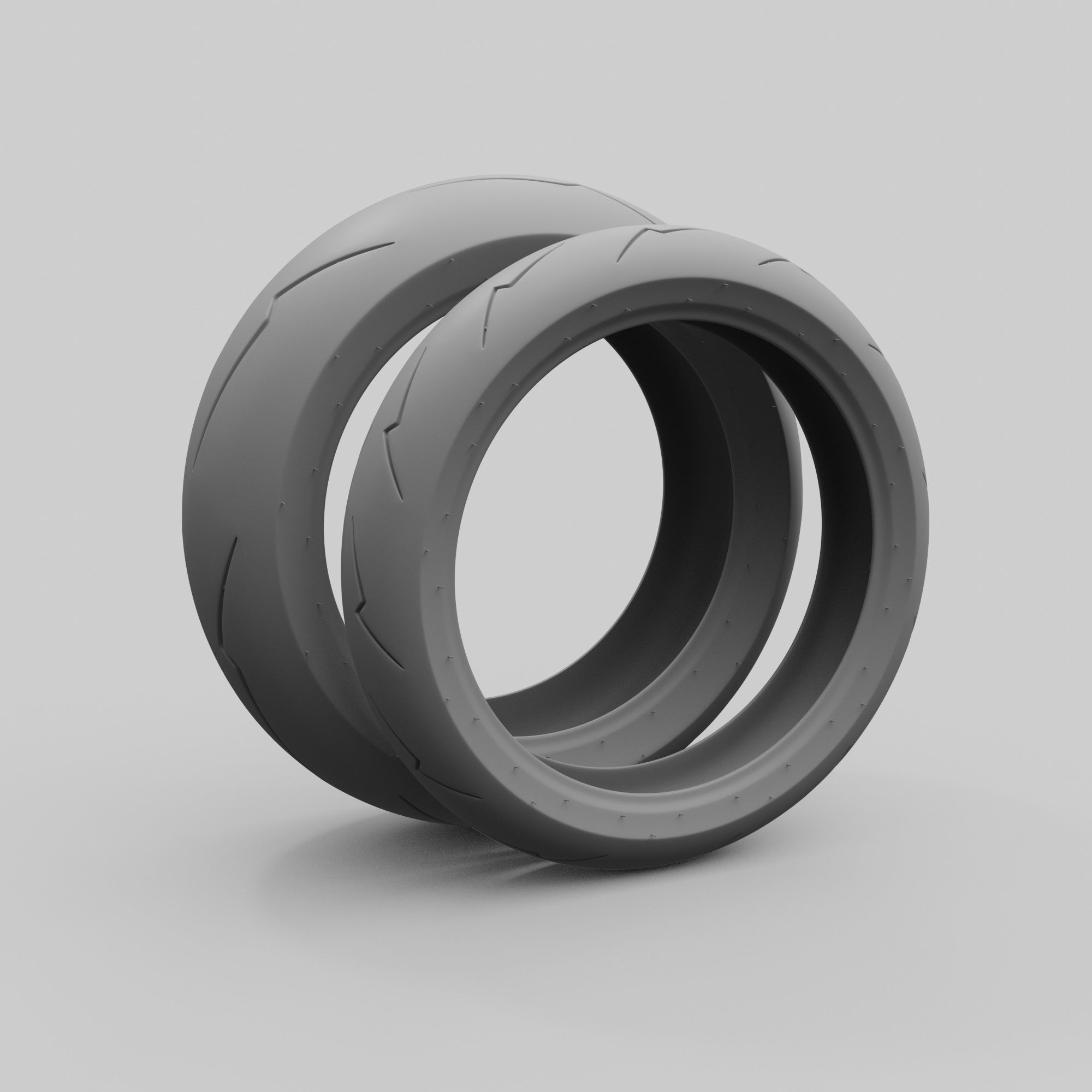Pirelli Supercorsa SP V2 Motorcycle Tires 3D Models 3D model_6