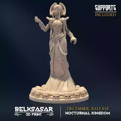 Matriarch Vampiress Pin Up B Topless