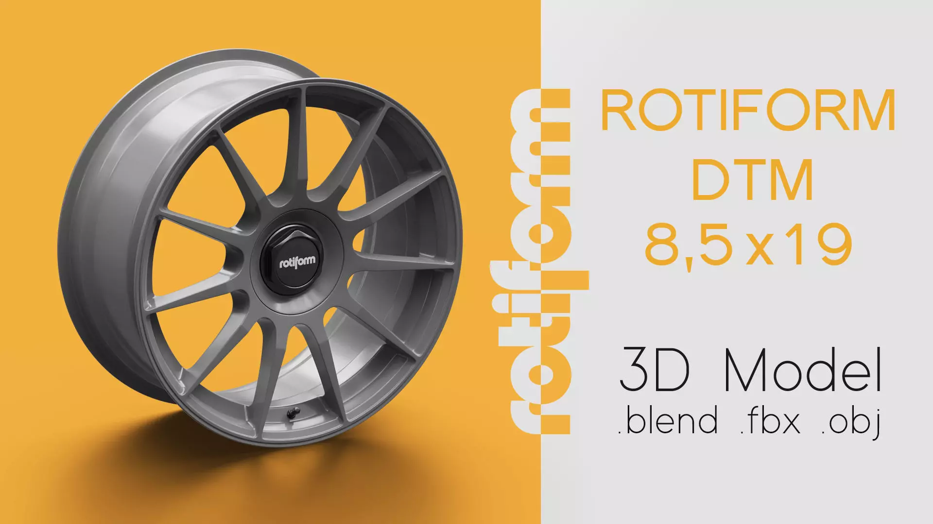 Rotiform DTM Rim 3D Model 3D model_0
