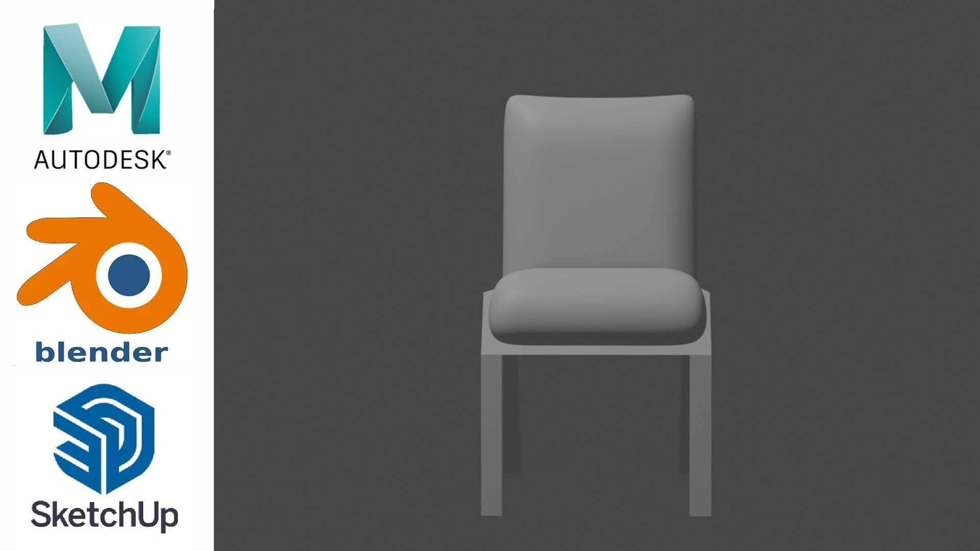 Chair - Silla 3D model_1