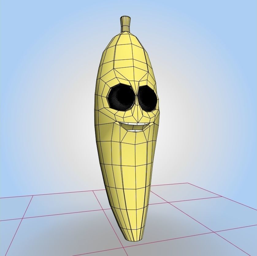 Banana 3D model_6