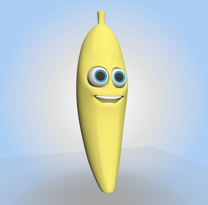Banana 3D model_5