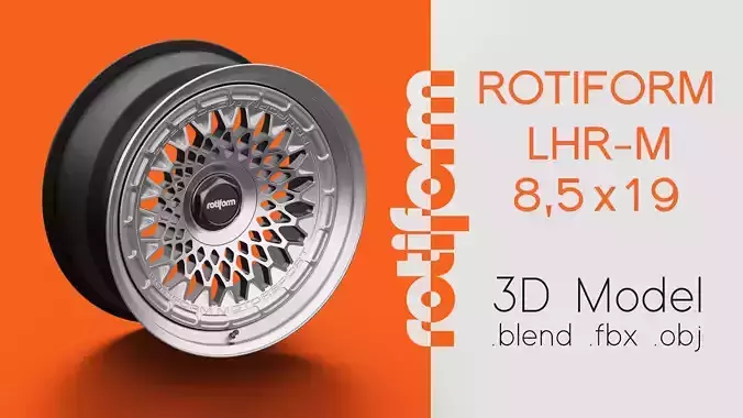 Rotiform LHR-M Rim 3D Model 3D model