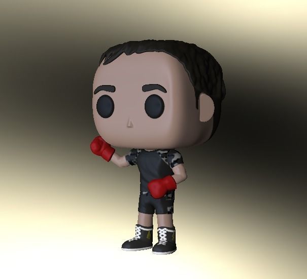Funko Boxeador  3D print model_1